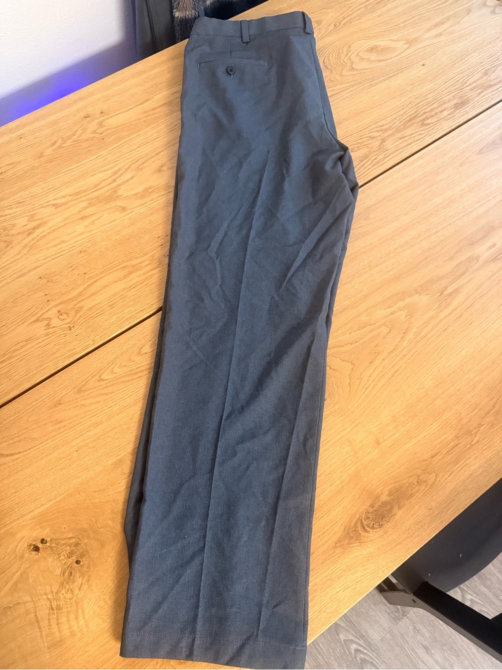 Men's Dress Pants in Charcoal Gray